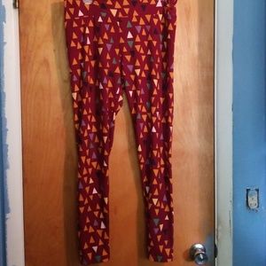 Lularoe tall and curvy multi colored leggings